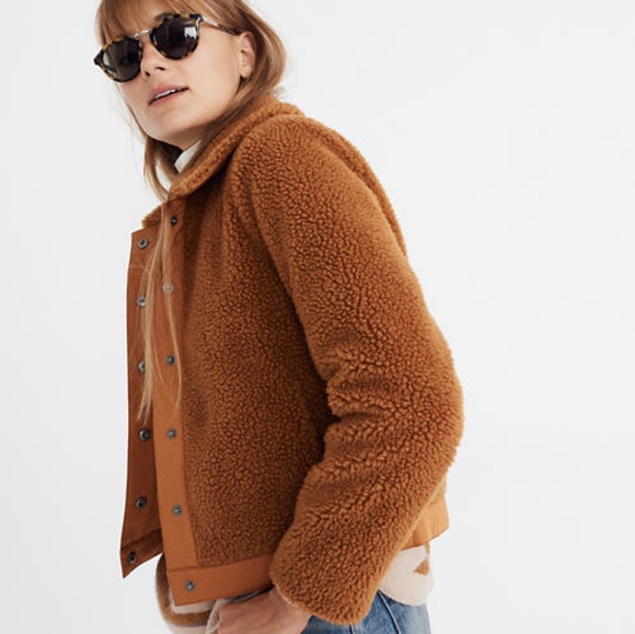 SOLD Madewell Portland Sherpa Jacket - Picture 5 of 5